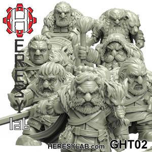 HeresyLab - Black Mountain Dwarf Bundle - 35 models