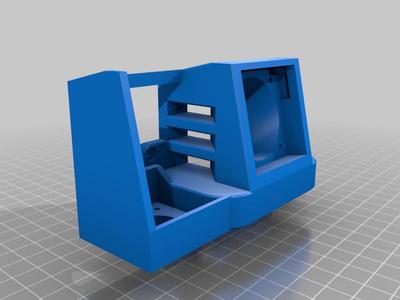 Satsana Fan Shroud with a Creality Laser Engraver Mount