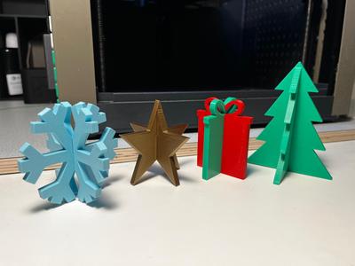 Simple christmas decoration / easy to print