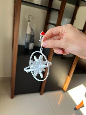 Snowflake Ornament 3D (5)