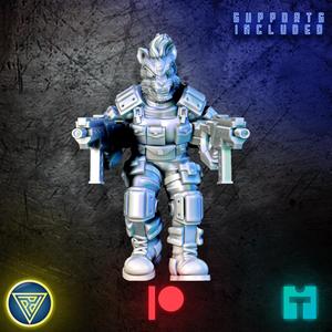 Space Catfolk Mercenary