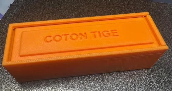 Modeling cotton swab box