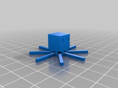Minecraft Articulated Squid