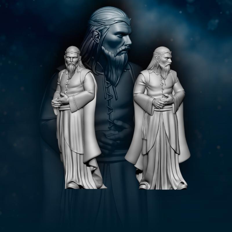 High Elven Lord of Ships with Beard | Bloody Elves | Davale Games | Fantasy