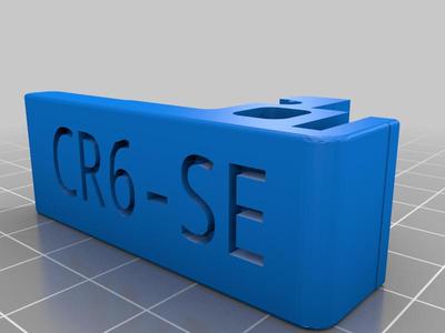 CR6-SE Filament Guide (Open Channel) 