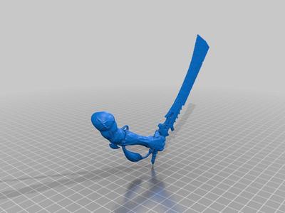 warrior swords of bone