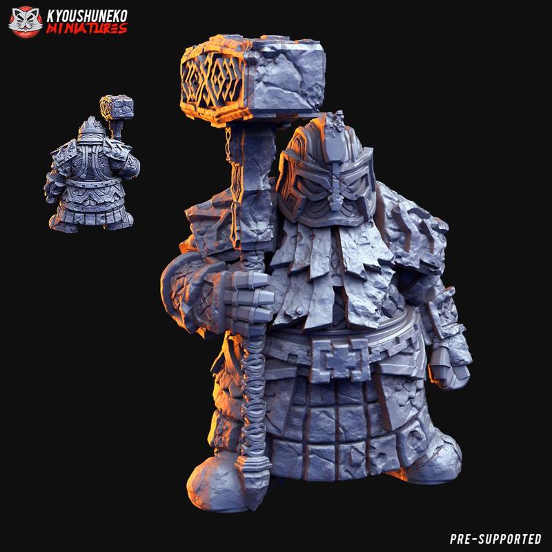 Dwarf Rune Guardian Golem B