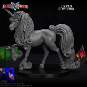 Unicorn miniature - Pre-Supported