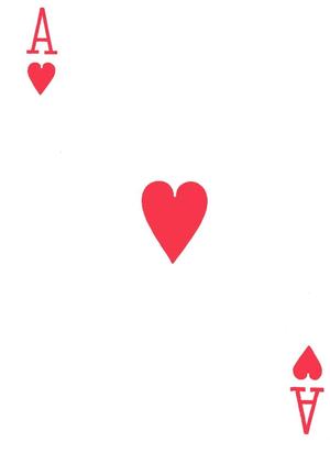 llavero carta del poker   