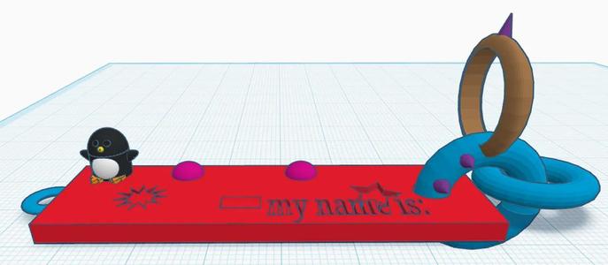 cool Keychain for school   