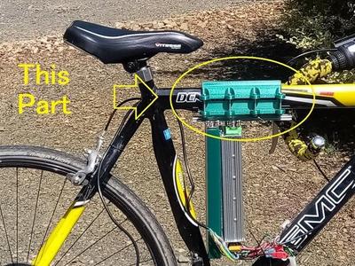 Bicycle Frame Grip Din Rail Clamp holder