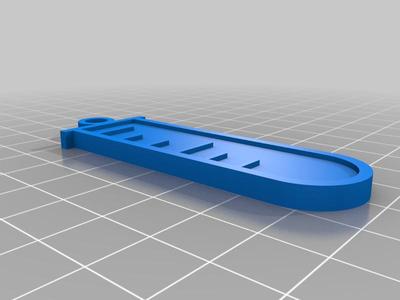 Test Tube key Chain