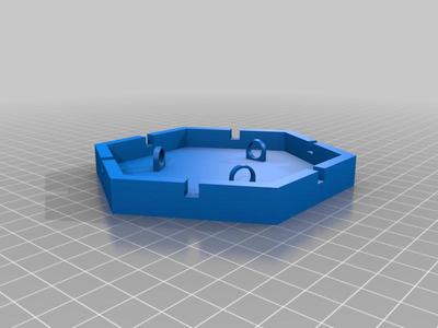 Modular Hexagon for Christmas Lights