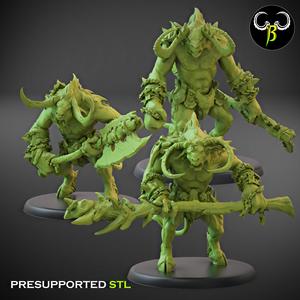 Horned Brutes Heavy weapons SetA
