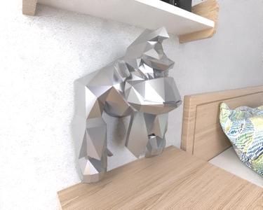 Donkey Kong Wall LowPoly