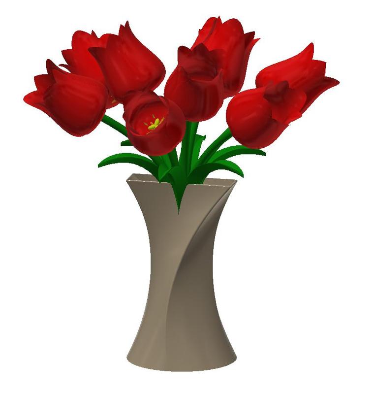 Decorative flower plant vase