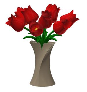 Decorative flower plant vase