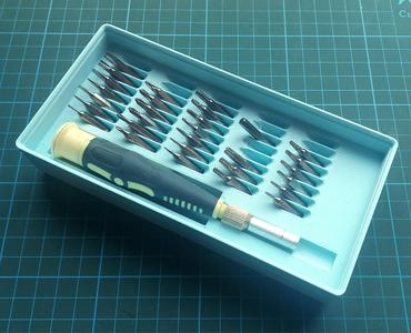 Gridfinity Screwdriver Bits Bin