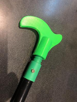 Push_Pull adaptor for telescoping pole