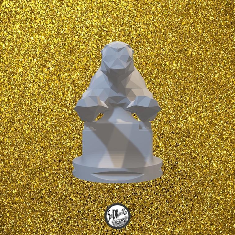 Leopard - LowPoly - Bust - Head - Perfect Design - Easy Print - Decor - SoliDRawinGS0164