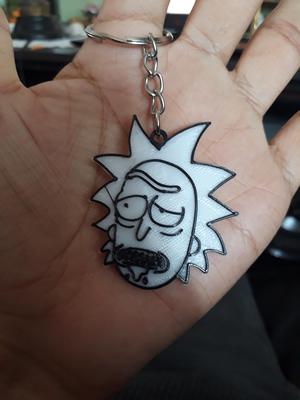 rick sanchez keychain