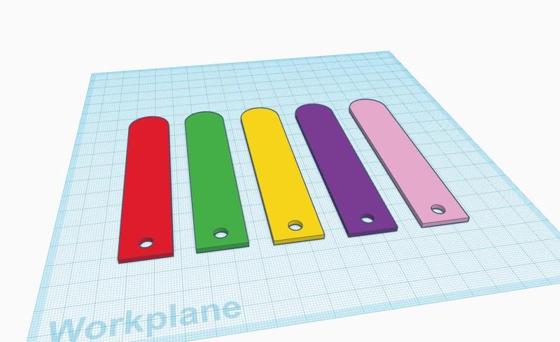 Filament Sample Lollypop Sticks