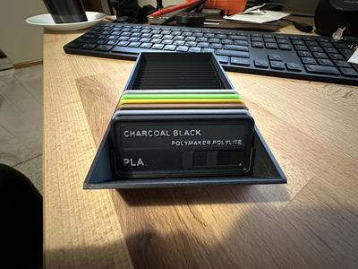 Filament Swatch box with hinged standard swatches remix