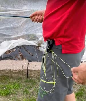 Fly fishing line holder