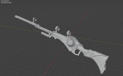 Caitlyn Arcane gun
