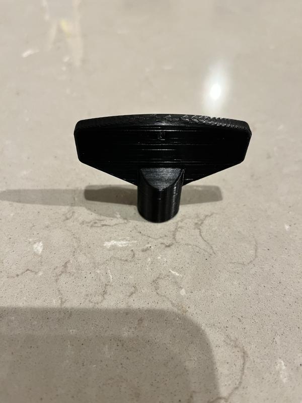 Replacement for outdoor removeable tap handle for faucet