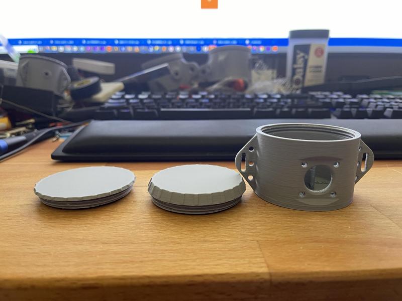 Choke/Balun cap remix for center fed dipole antenna