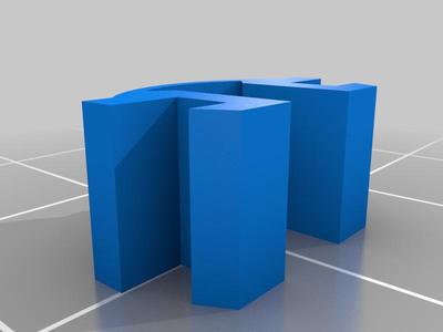 Flat wireclip for 2020 extrusion