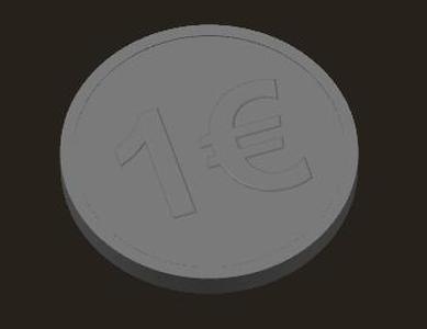 Chart Token - Gettone carrello - 1€