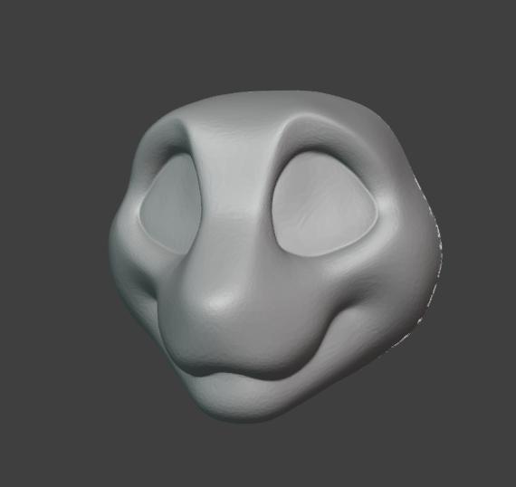 Foam Model Avali Fursuit Headbase