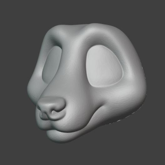 Foam Model Raccoon Fursuit Headbase