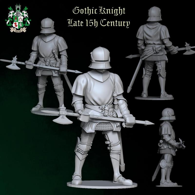 Late 15th Century Knight in Gothic Plate