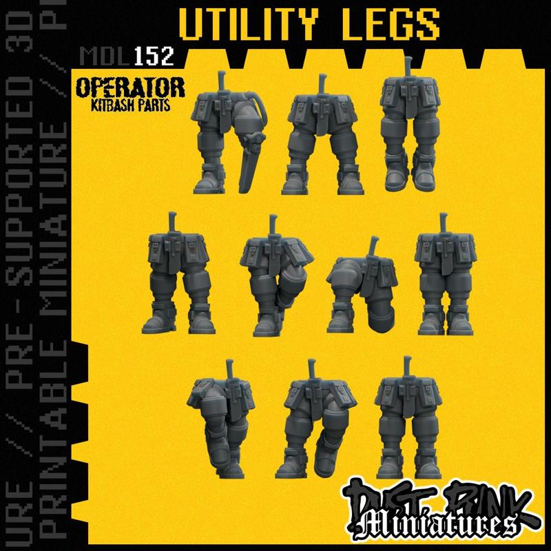 MDL152 UTLITY LEGS [PRE-SUPPORTED]