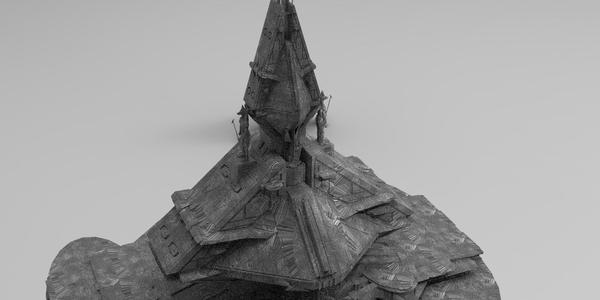 Ra Has Returned Sci-Fi City Tower 10