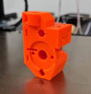 Prusa MMU2 Selector with magnet and opened FINDA canal ver. E2 - stock magnet 2×6×10 mm