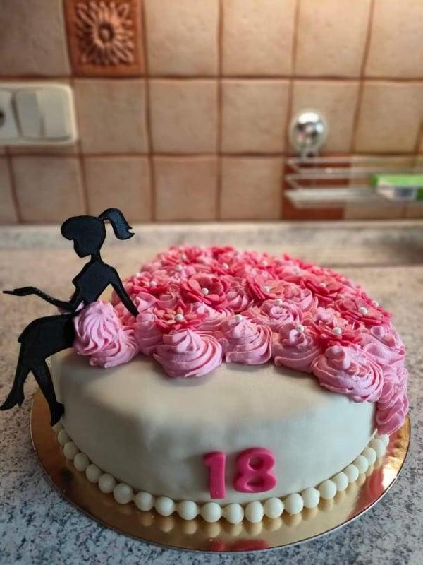 cake topper (miss) - zápich na dort - slečna