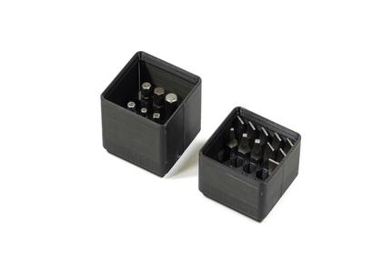 Gridfinity Stackable Upright Hex Bit Storage