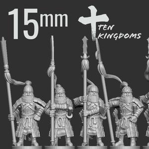 15mm Jurchen-Jin Spear Heavy Armoured Foot