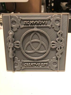 SIC MVNDVS CREATUS EST - PHOTO HOLDER