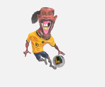 Ronaldinho - Cartoon Figure