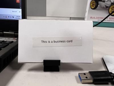 quick business card holder