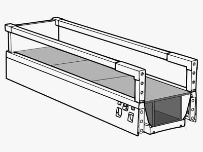 Ikea Maximera 20cm cabinet bottom raiser