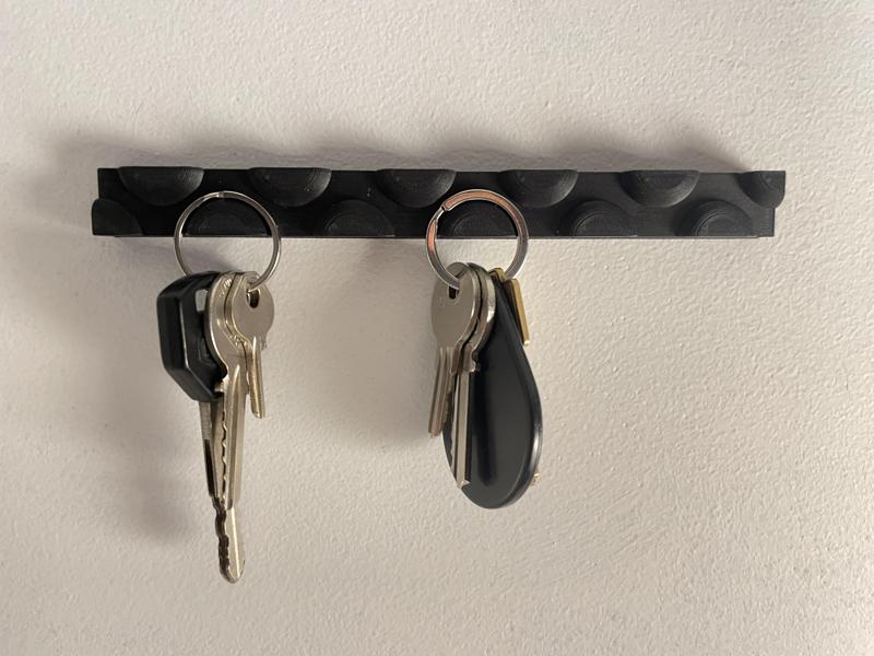 Magnetic key hook