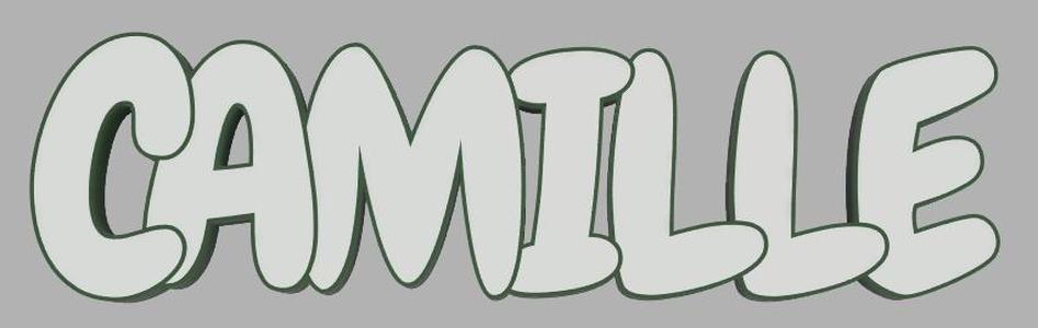 Camille name lamp