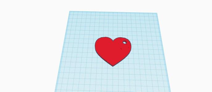 heart keychain