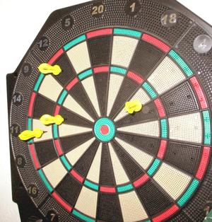 Blasrohr-Dartpfeil mit Gewinde für Standard-Dart-Spitzen.